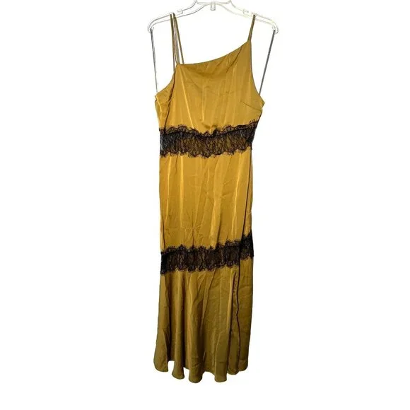 Zara | Dresses | Zara Camisole Dress Gold Black Lace Dress Cami | Poshmark Zara | Dresses | Zara Camisole Dress Gold Black Lace Dress Cami | Poshmark